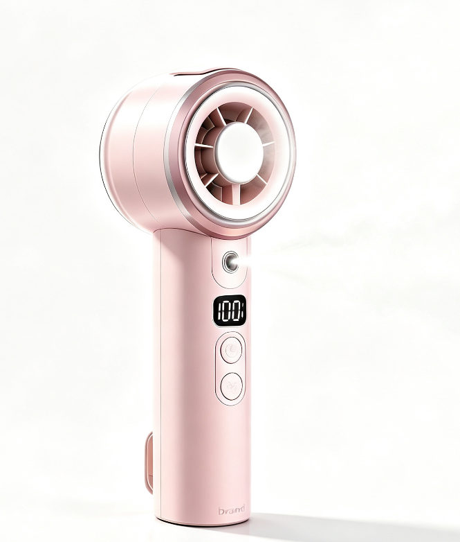 F77 Handheld High Speed Ice Cooling Mist Fan